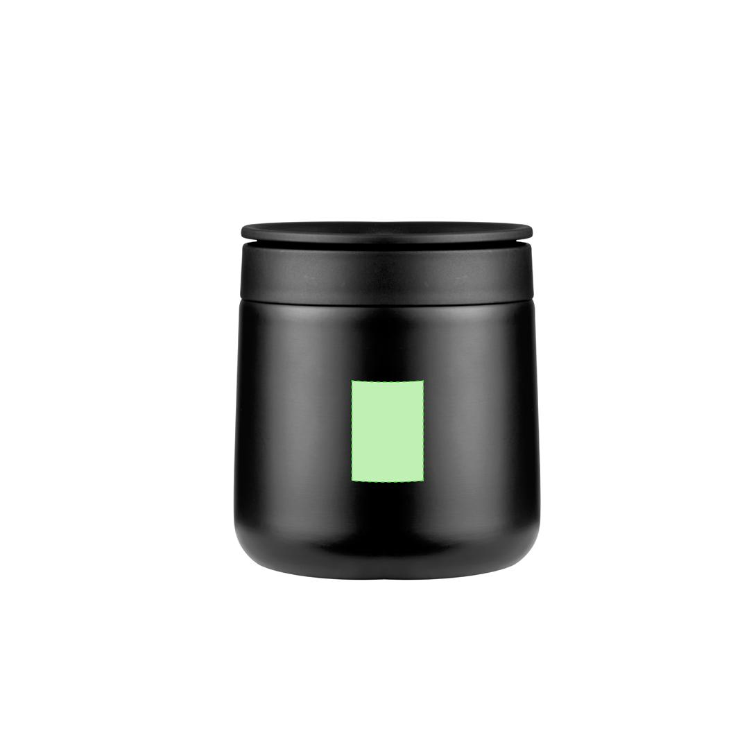 Taza de acero inoxidable clásica con asa 280 ml