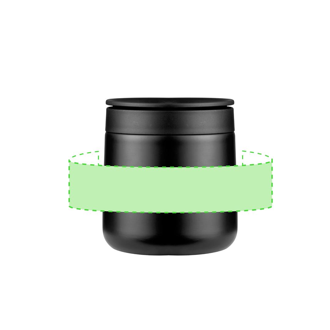 Taza de acero inoxidable clásica con asa 280 ml