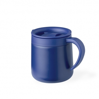Taza de acero inoxidable clásica con asa 280 ml