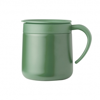 Taza de acero inoxidable clásica con asa 280 ml