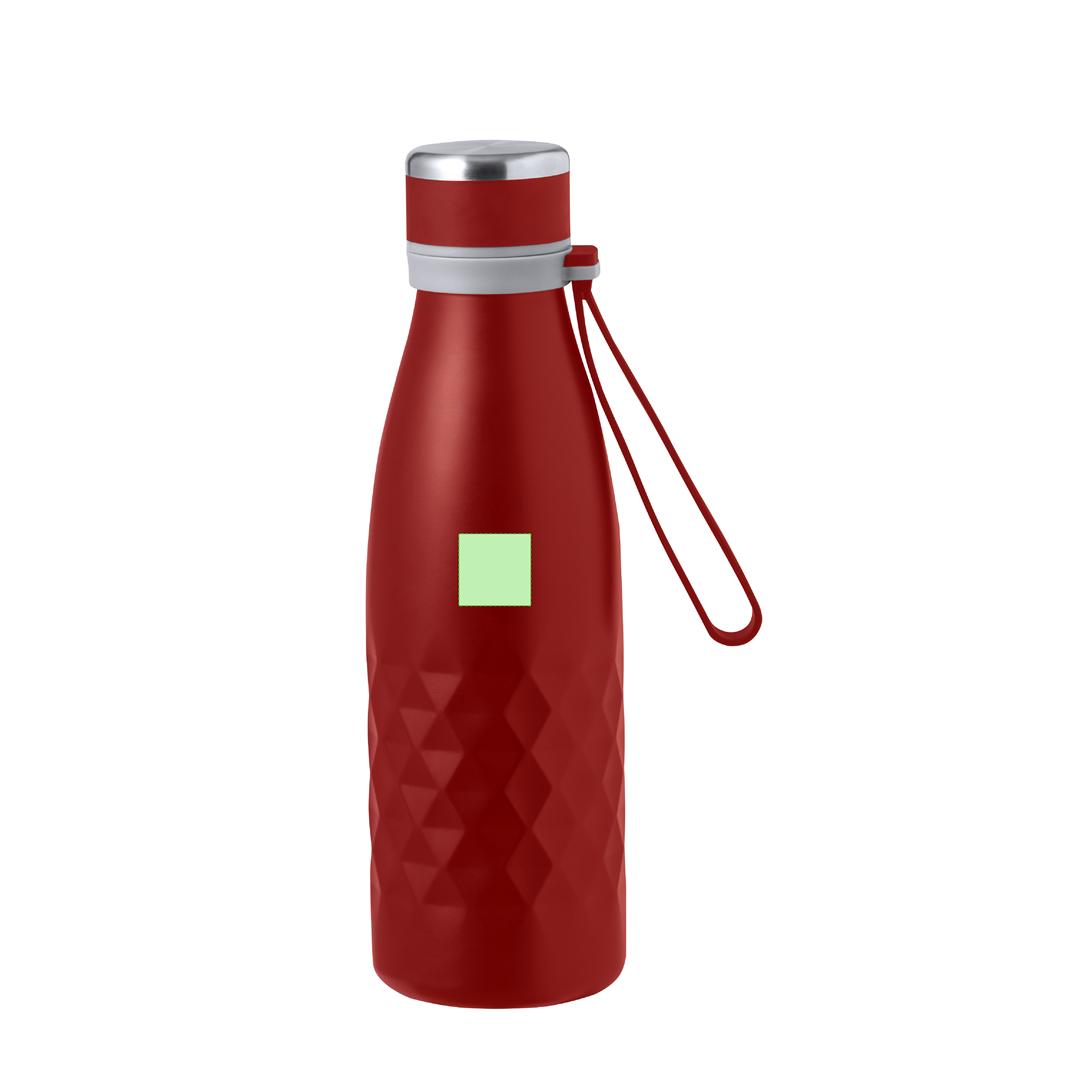 Bidón térmico urbano ligero de acero inoxidable 550 ml
