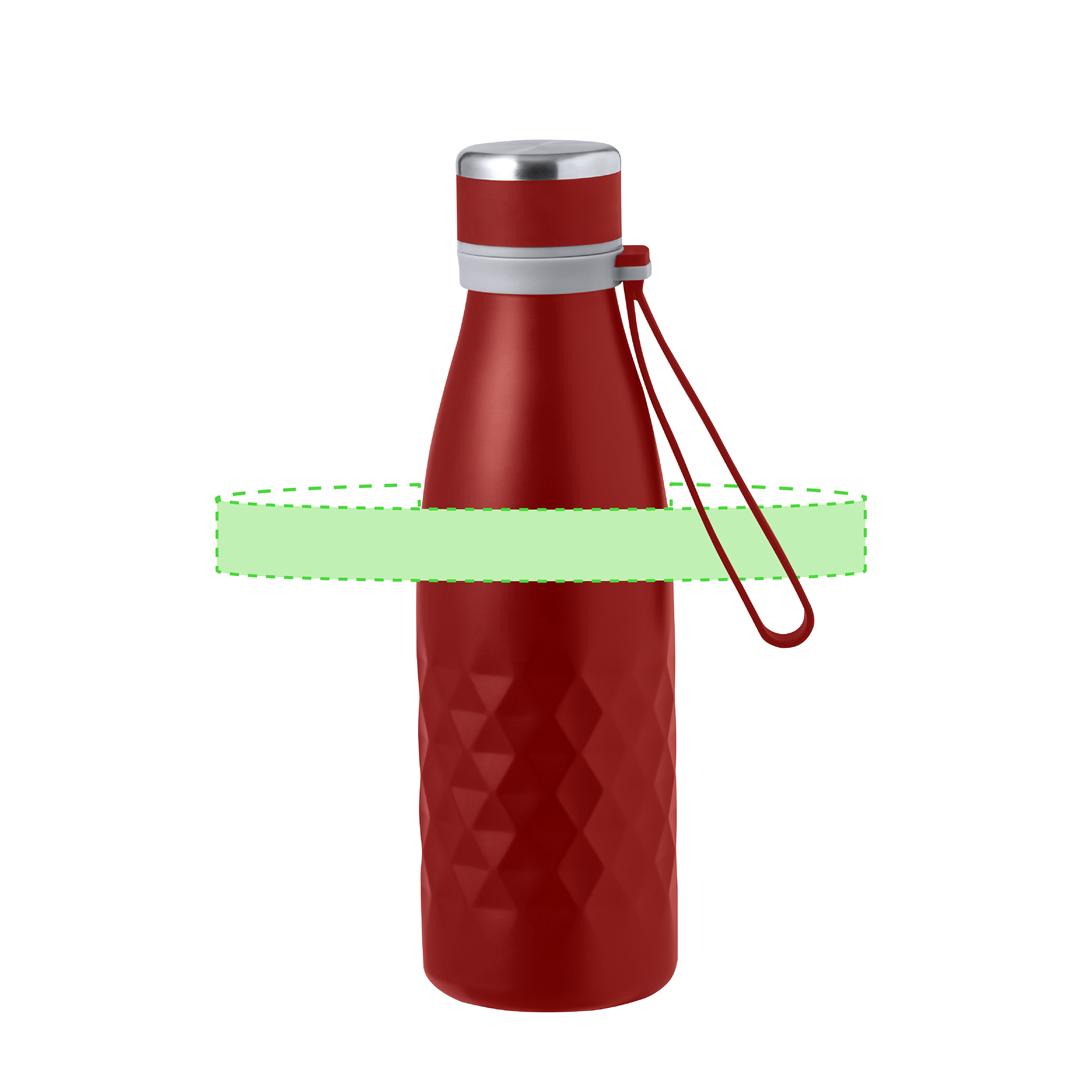 Bidón térmico urbano ligero de acero inoxidable 550 ml