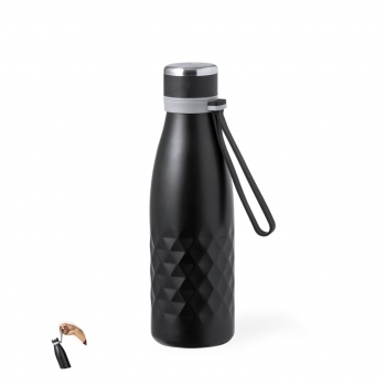 Bidón térmico urbano ligero de acero inoxidable 550 ml