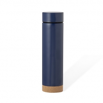 Termo de acero y base de corcho natural con infusor 470 ml