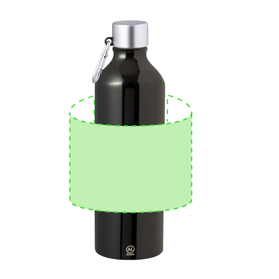 Bidón masivo ultraligero de aluminio reciclado 800 ml