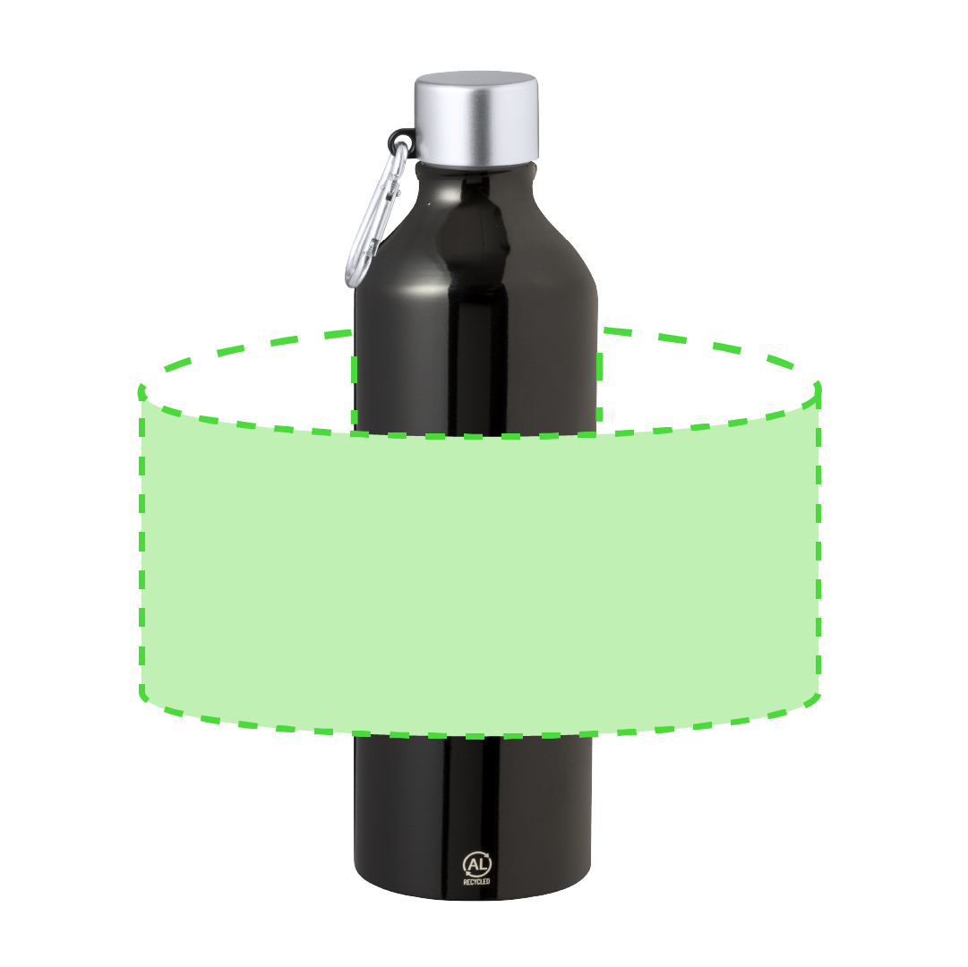 Bidón masivo ultraligero de aluminio reciclado 800 ml