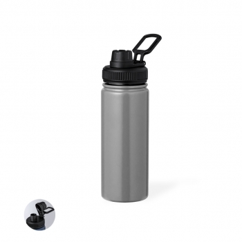 Bidón térmico deportivo base robusta acero inoxidable 550 ml