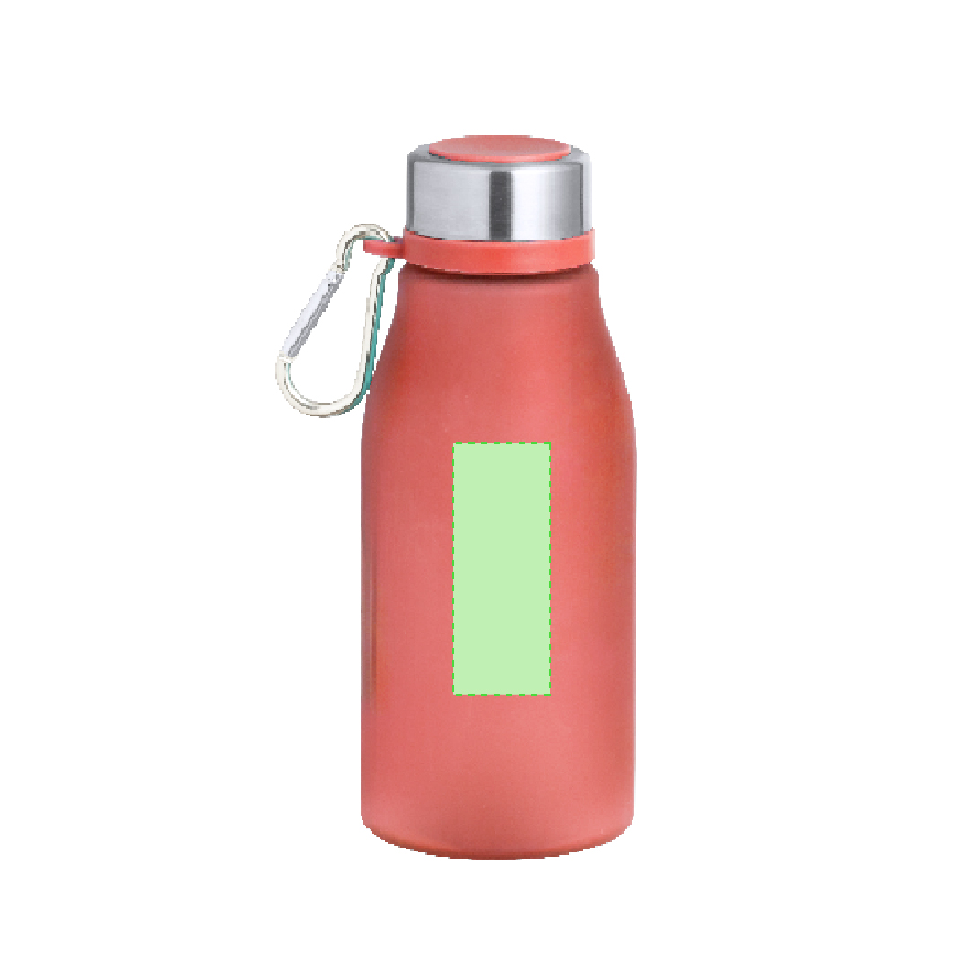Botella mini de bolsillo en RPET 370 ml