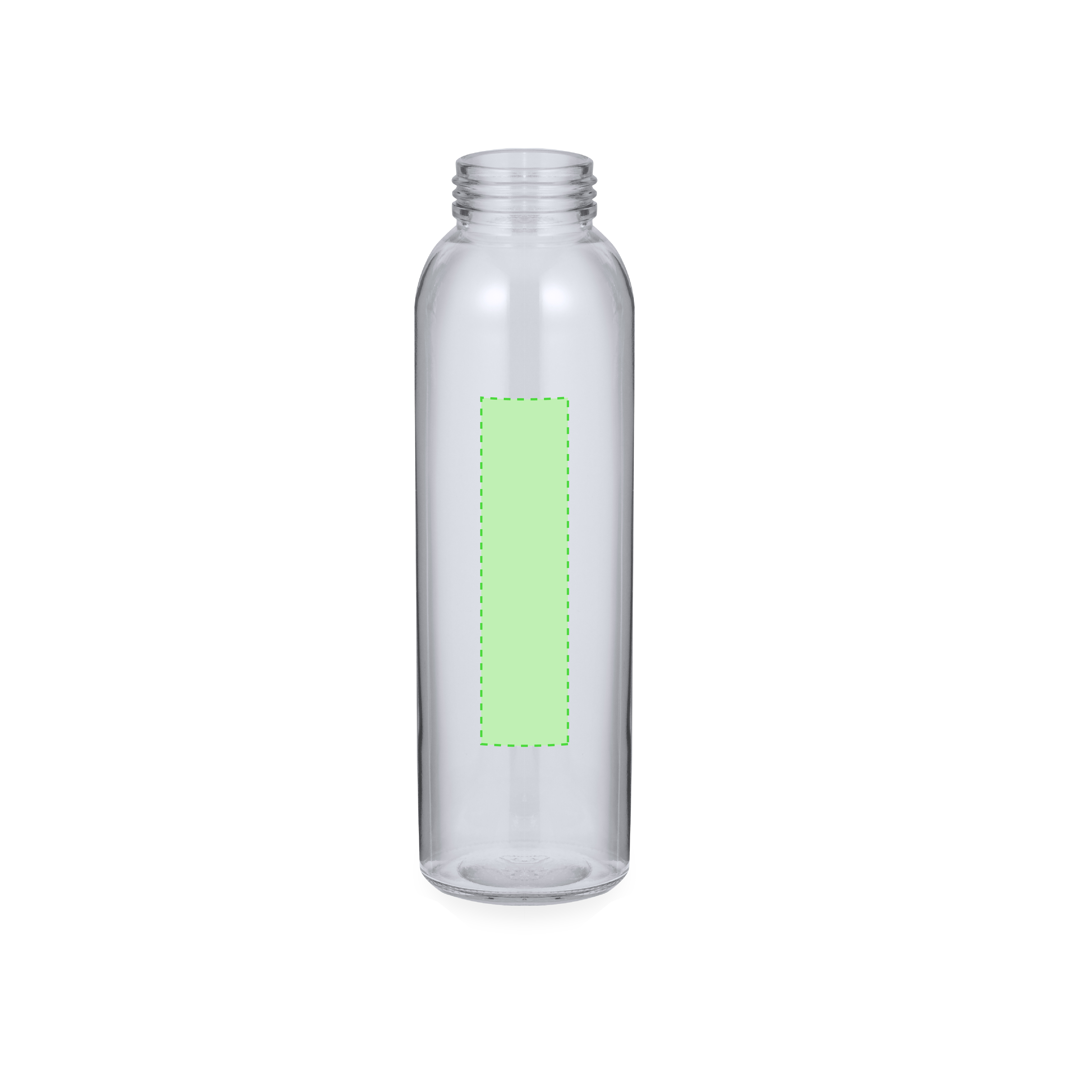 Bidón de cristal básico con funda Soft Shell protectora 500 ml
