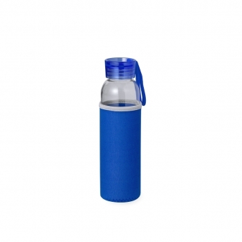 Bidón de cristal básico con funda Soft Shell protectora 500 ml