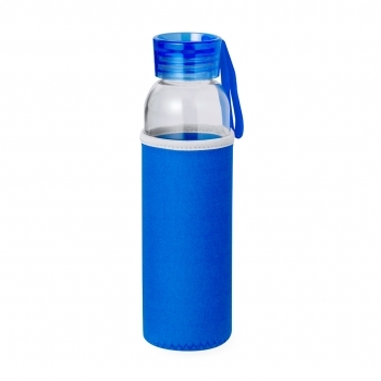 Bidón de cristal básico con funda Soft Shell protectora 500 ml
