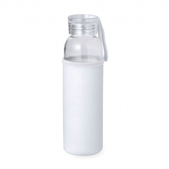 Bidón de cristal básico con funda Soft Shell protectora 500 ml
