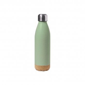 Bidón híbrido de PE, corcho y acero inoxidable 650 ml