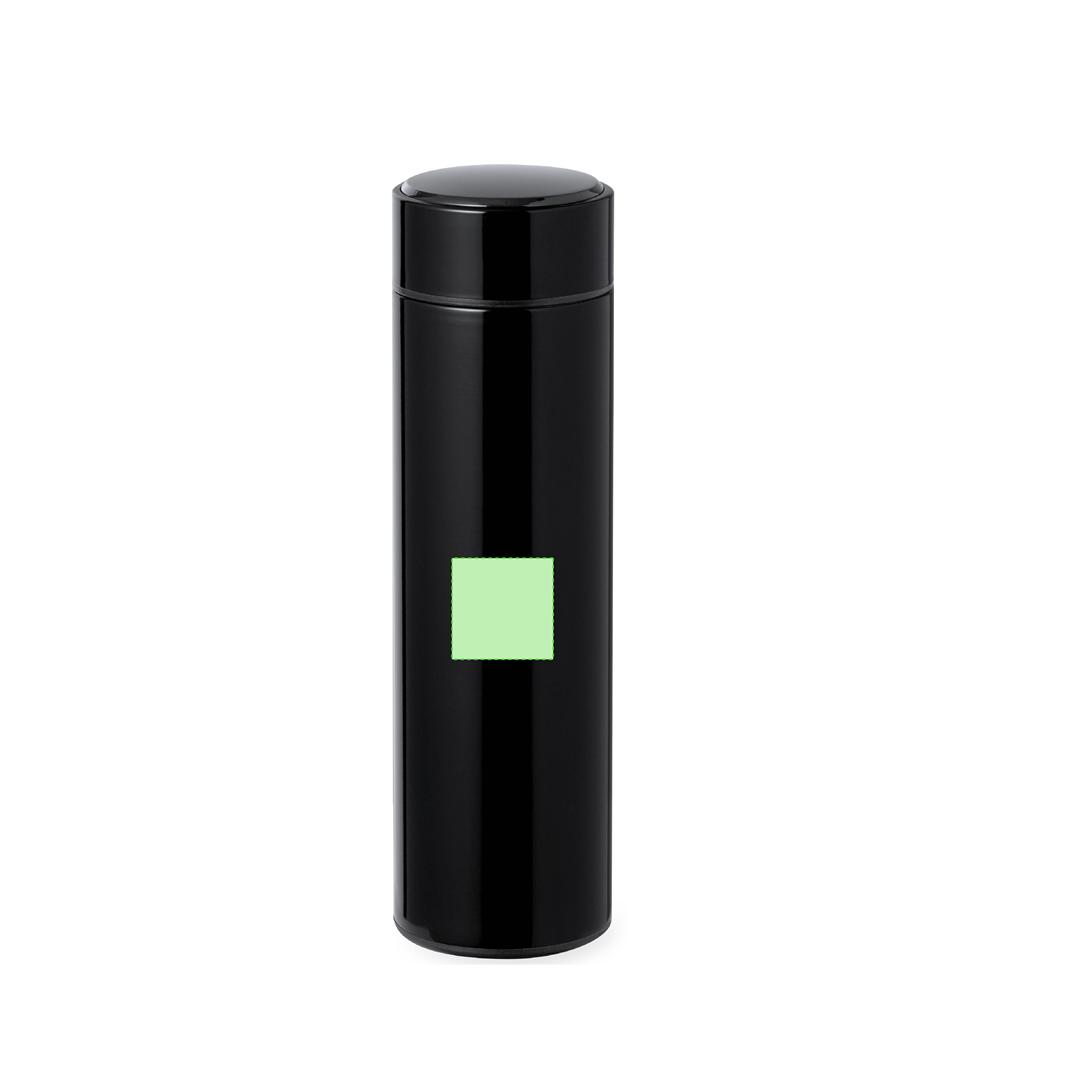 Termo inteligente de acero inoxidable con medidor táctil 450 ml