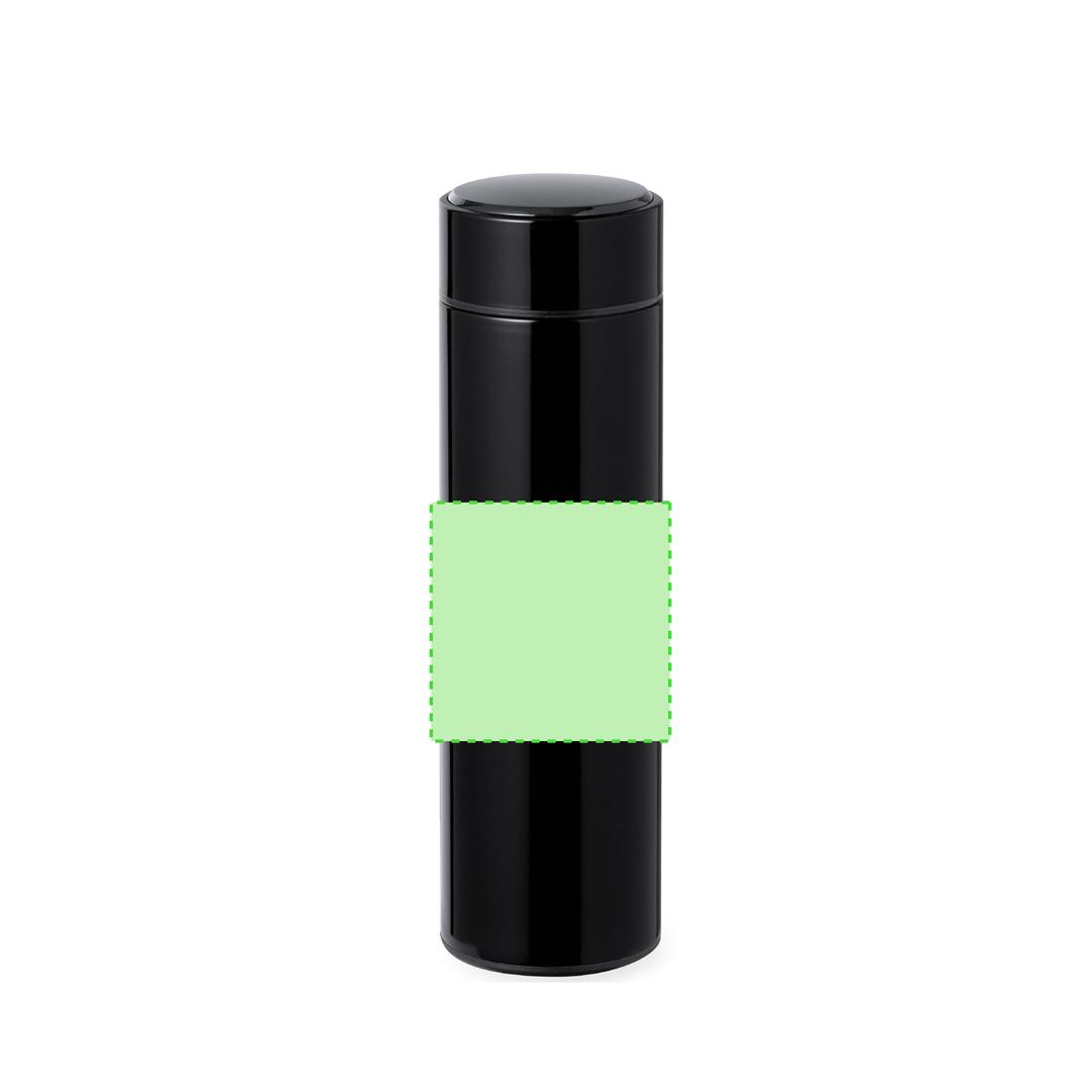 Termo inteligente de acero inoxidable con medidor táctil 450 ml