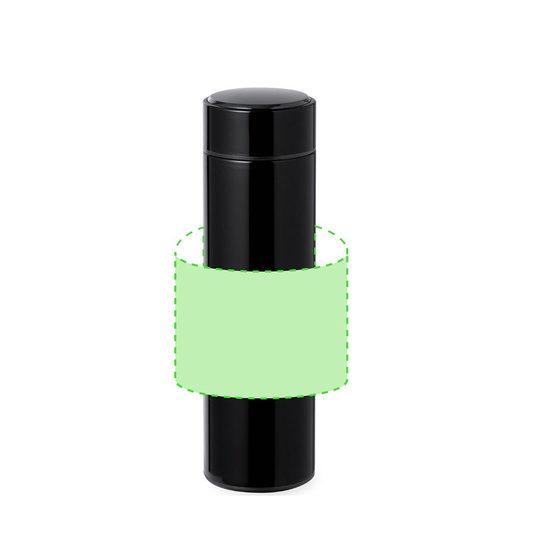 Termo inteligente de acero inoxidable con medidor táctil 450 ml