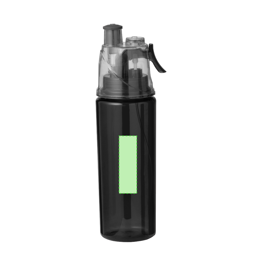 Bidón deportivo multifunción con vaporizador de agua 600 ml