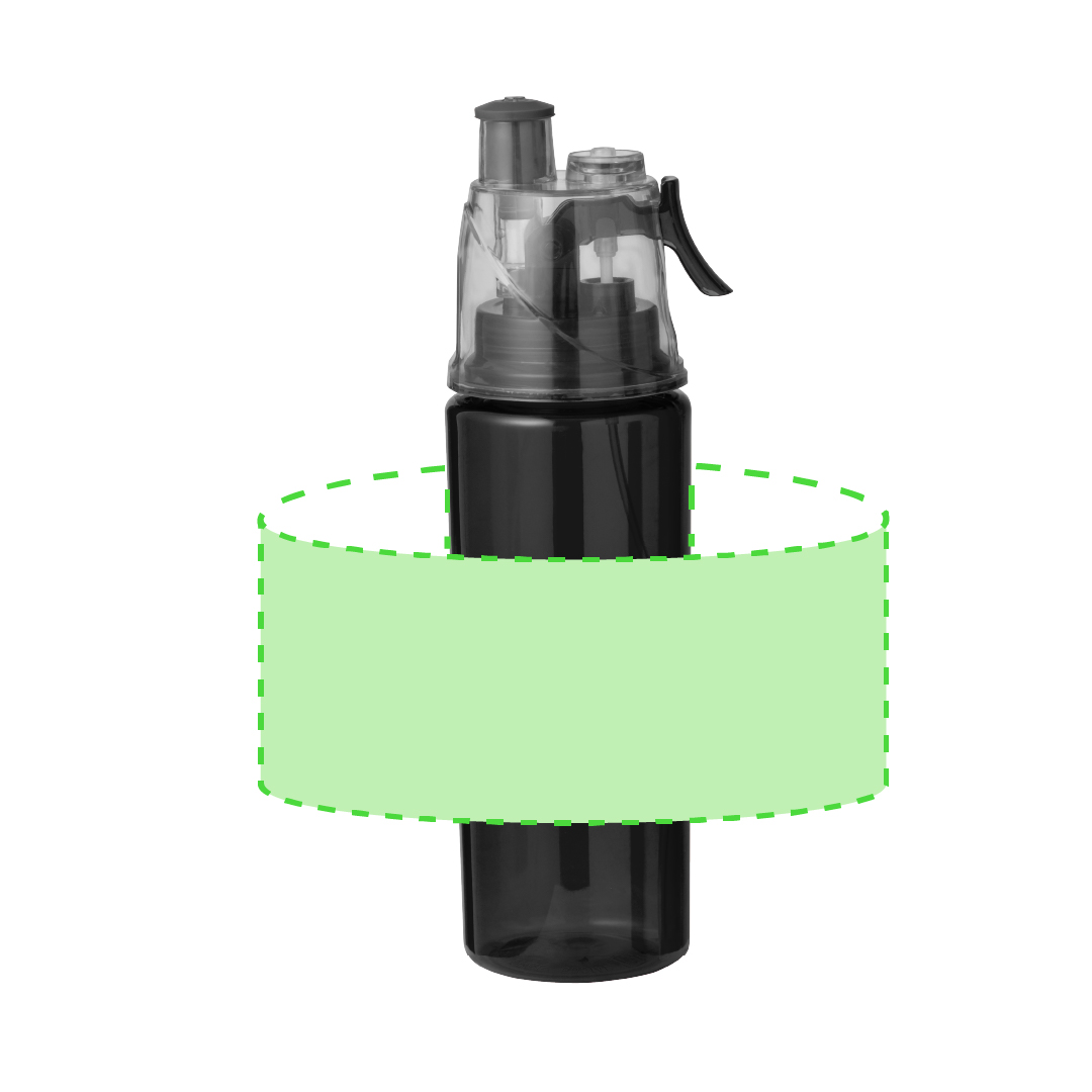 Bidón deportivo multifunción con vaporizador de agua 600 ml