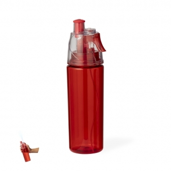 Bidón deportivo multifunción con vaporizador de agua 600 ml