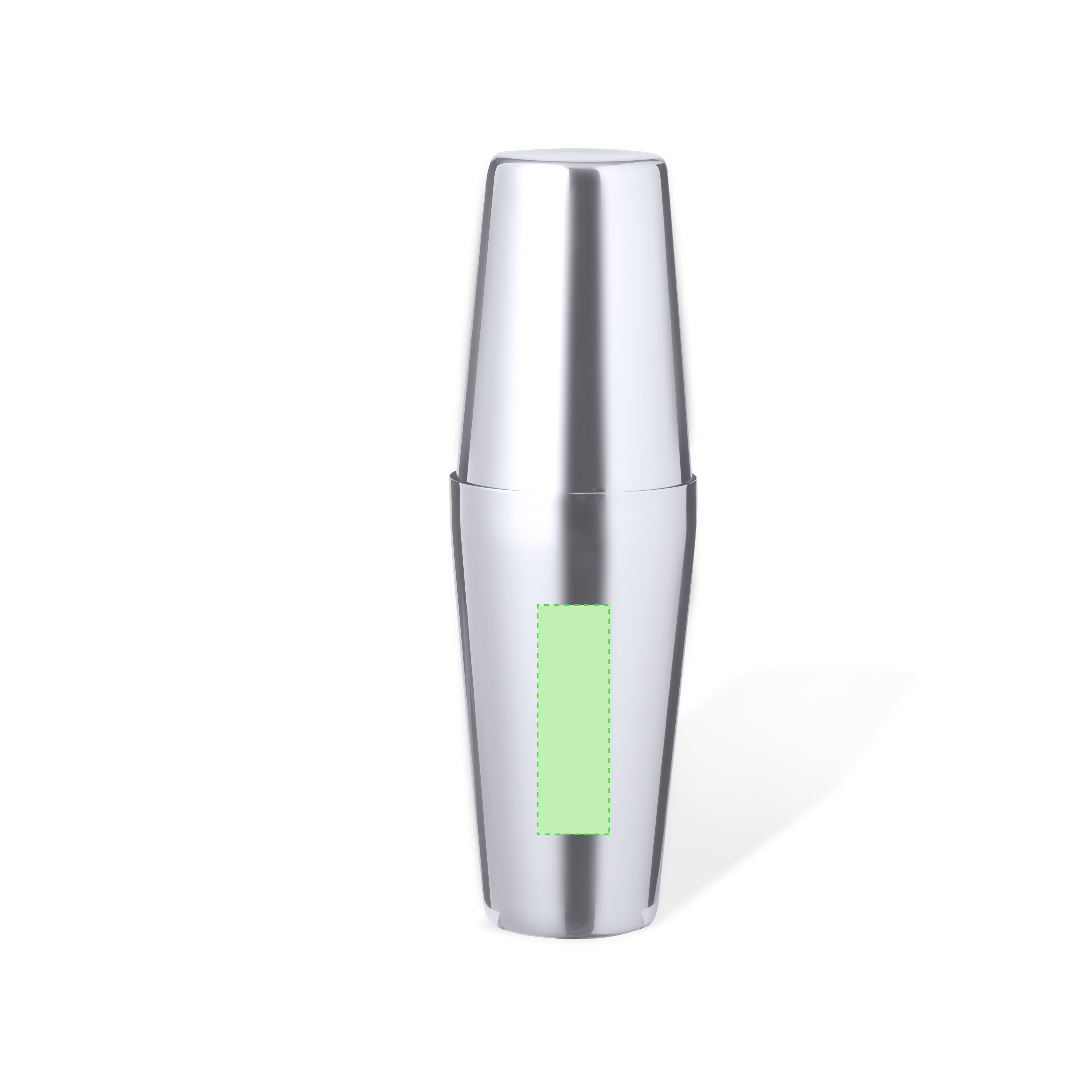 Coctelera de acero inoxidable 500 ml doble vaso encastrable sellado hermético