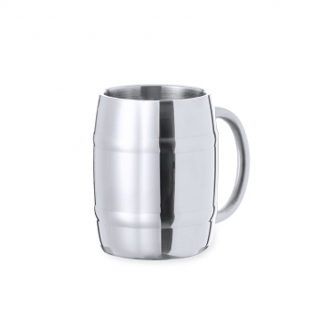 Taza jumbo de ácero inoxidable para café con leche 450 ml