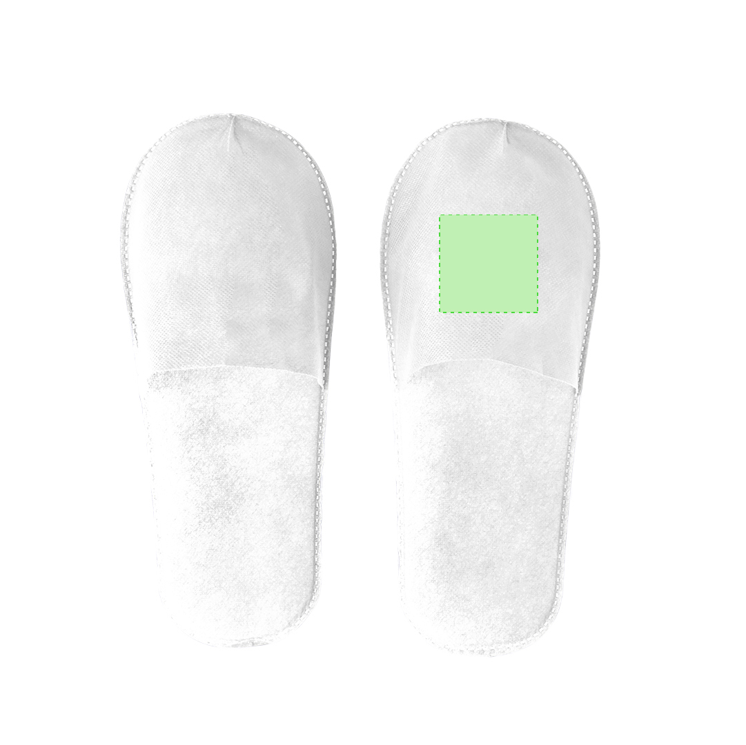 Zapatillas de hotel de non-woven ultraligeras antideslizantes talla única 11,5 g