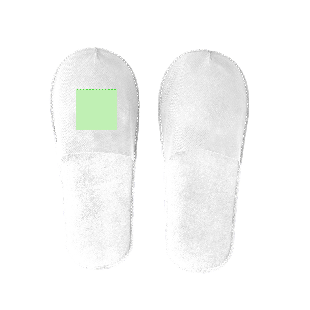 Zapatillas de hotel de non-woven ultraligeras antideslizantes talla única 11,5 g