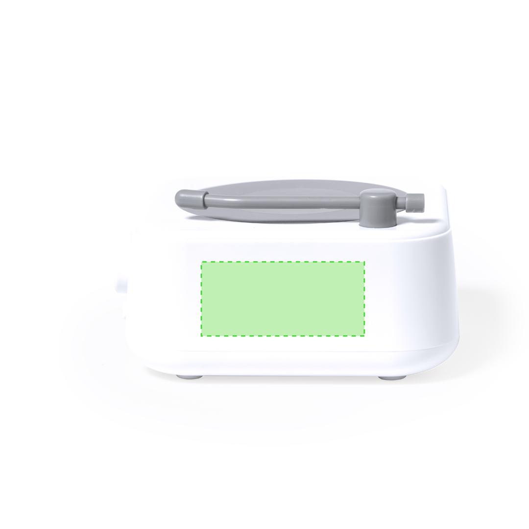 Altavoz Bluetooth 5W en forma de tocadiscos con batería 800 mAh, indicador luminoso y radio FM