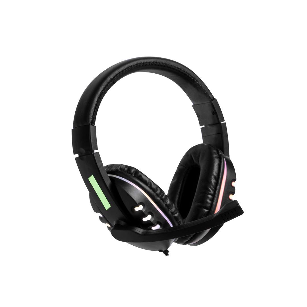 Set Gamer completo con luces LED: auriculares, ratón, teclado y alfombrilla