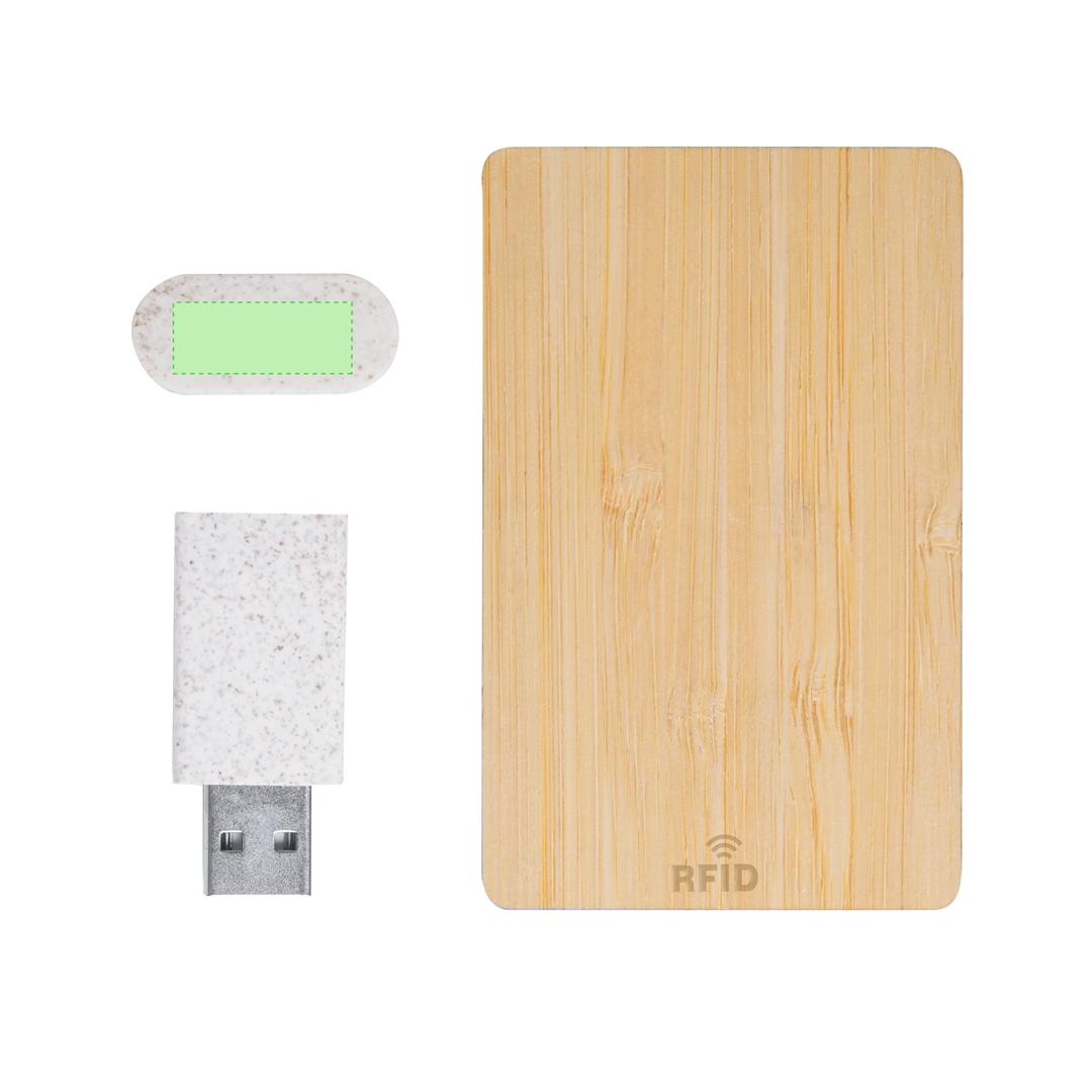 Set de ciberseguridad eco: protector RFID y tapa para webcam