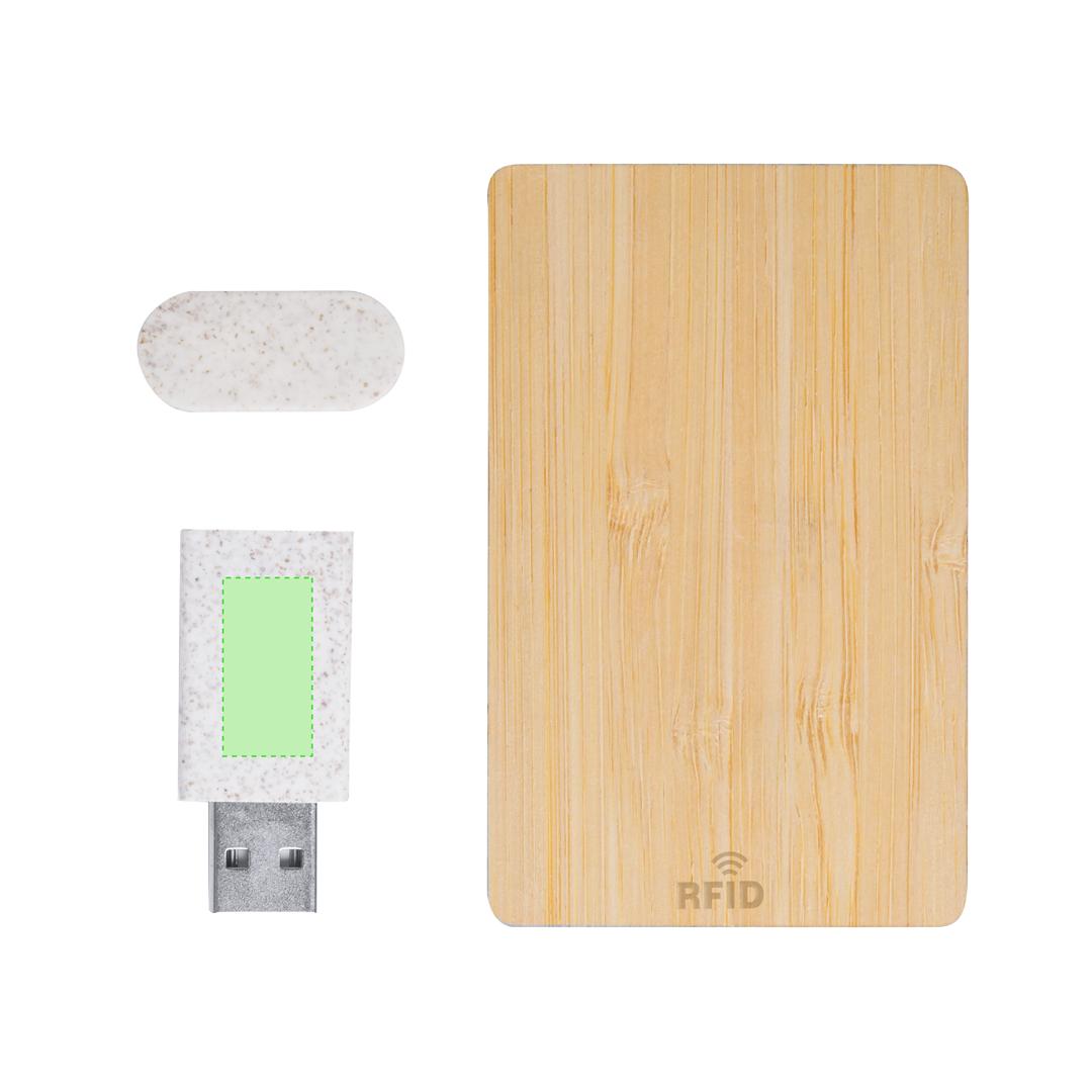 Set de ciberseguridad eco: protector RFID y tapa para webcam