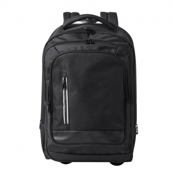 Mochila trolley de 2 ruedas de poliéster 300D con portátil 15
