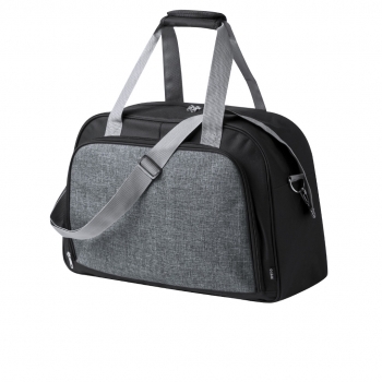 Bolso de RPET 600D de gran capacidad con doble asa velcro, bandolera y bolsa reciclada