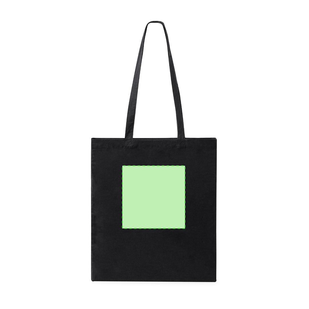 Bolsa de algodón natural 120 g/m² tote clásica 38×42 cm