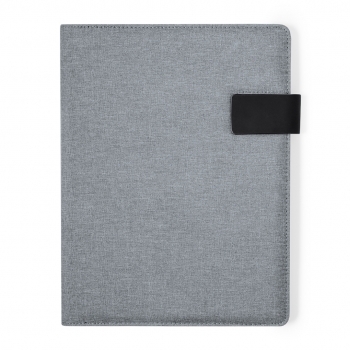 Carpeta portadocumentos de RPET 600D con diseño slim y bloc
