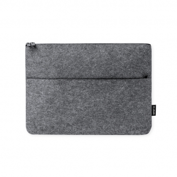 Funda para portátil de fieltro RPET reciclado de grosor medio