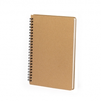 Libreta híbrida de cartón reciclado y papel mineral con 70 hojas