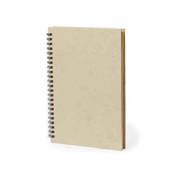 Libreta ecológica de papel de hierba rígida con 80 hojas