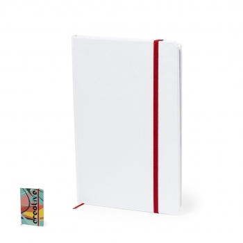 Bloc de notas de 600D RPET sublimable con 100 hojas