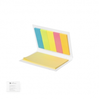 Set organizador plantable de papel semilla con 25 notas y banderas