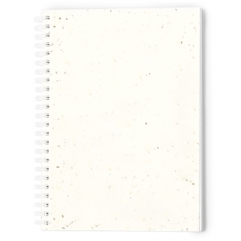 Libreta plantable de papel semilla con petunias y 80 hojas