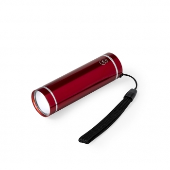 Linterna de aluminio reciclado certificado 1 LED de alto poder 8,4 cm