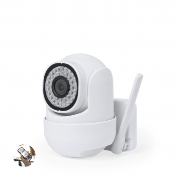 Cámara de videovigilancia inteligente WiFi con alimentación por red eléctrica