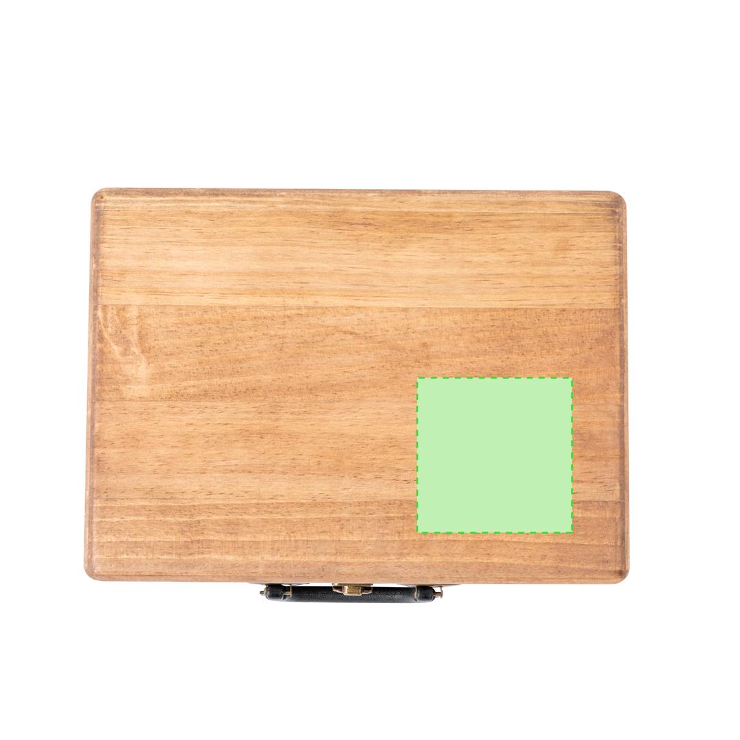 Tocadiscos portátil en maletín de madera natural con Bluetooth 2×3W, compatible 33/45/78 RPM y batería 1200 mAh