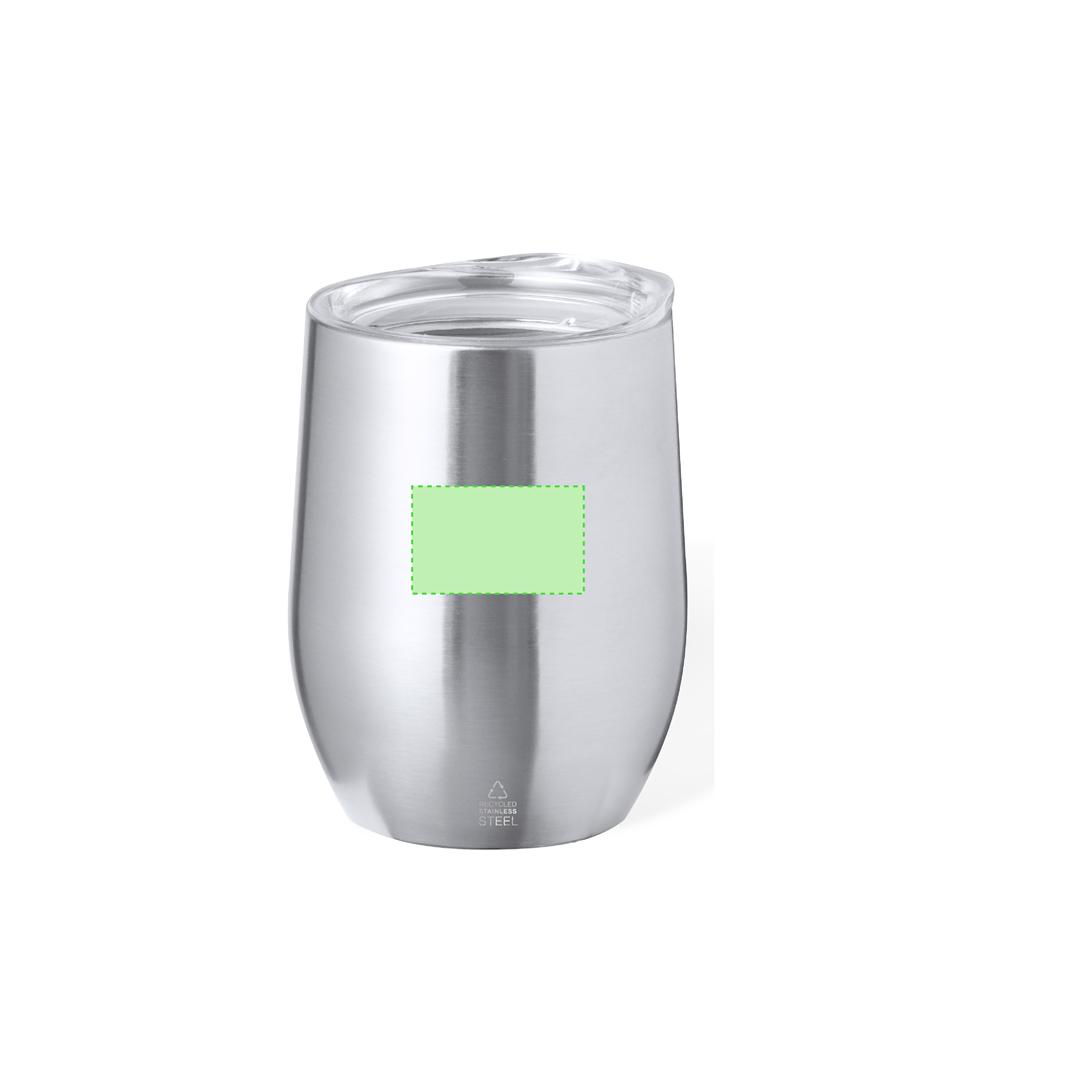 Vaso térmico compacto de acero inoxidable reciclado 340 ml
