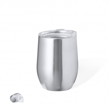 Vaso térmico compacto de acero inoxidable reciclado 340 ml