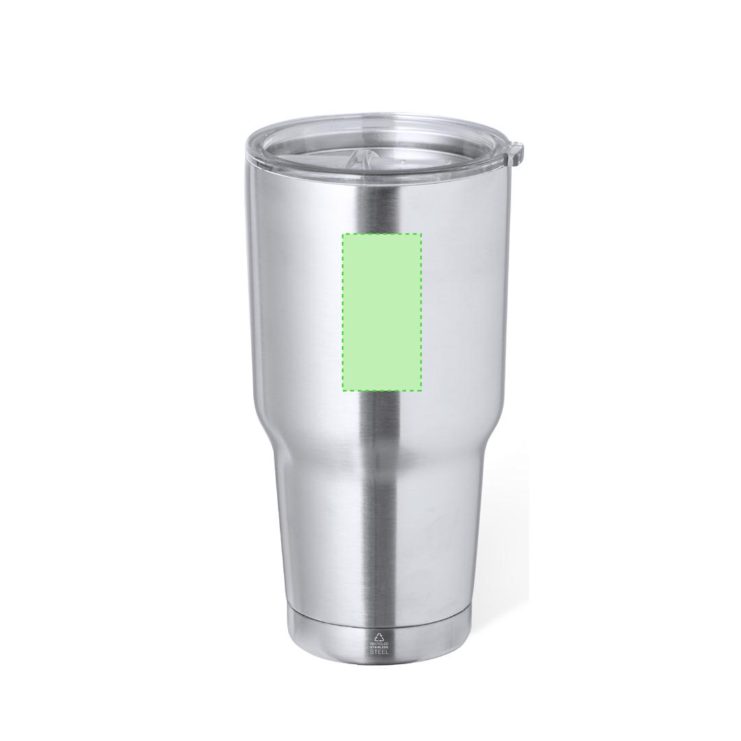 Vaso térmico XL de acero inoxidable reciclado 800 ml