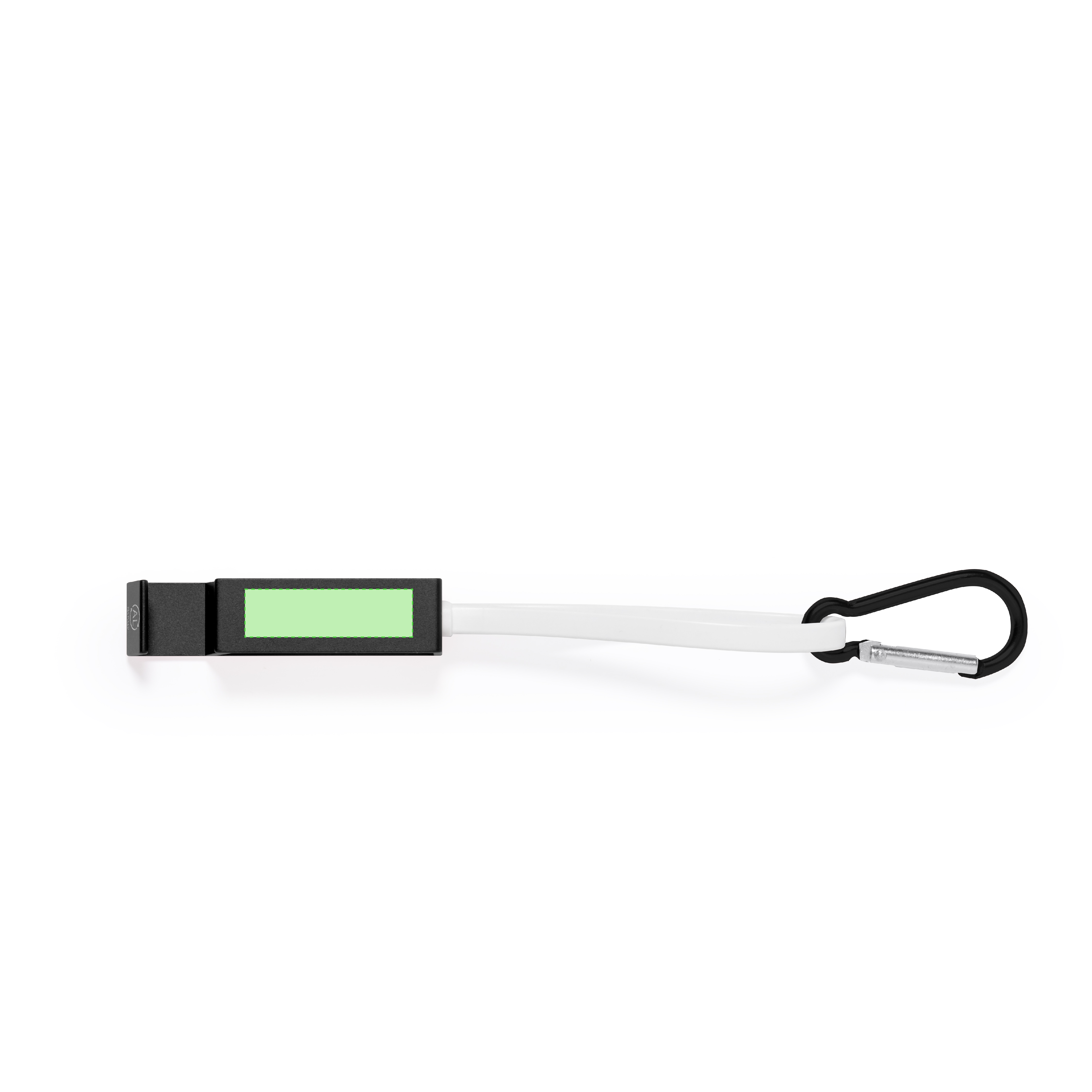 Cable cargador de aluminio reciclado 3 en 1 con Micro-USB, Tipo-C y Lightning