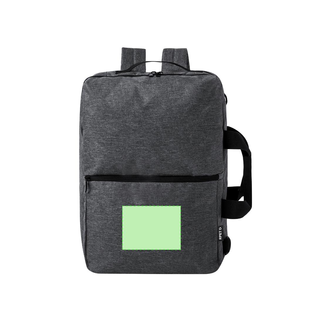 Mochila portadocumentos de RPET 600D con portátil 15
