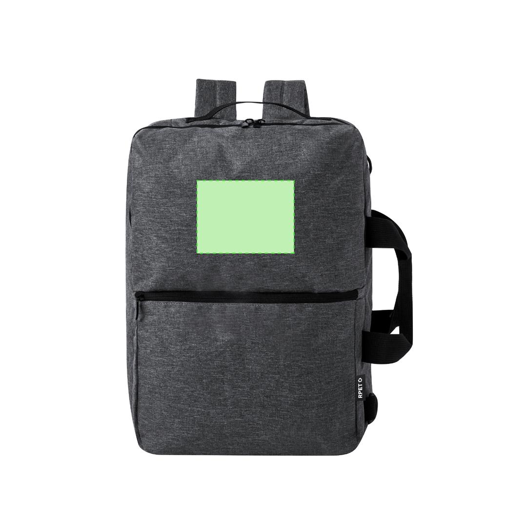 Mochila portadocumentos de RPET 600D con portátil 15